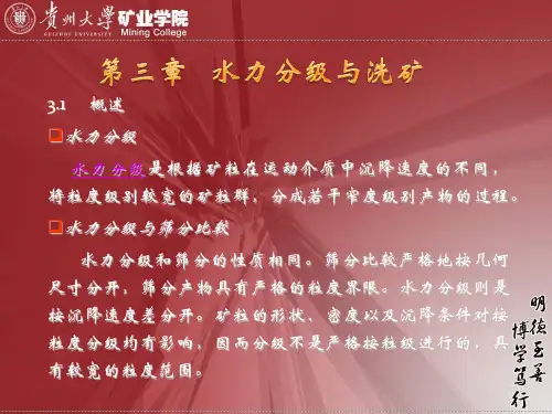 第三部分 重力选矿(二) (NXPowerLite)