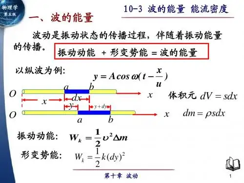 10-3 波的能量能流密度