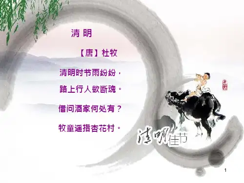 16_清明节主题班会ppt课件