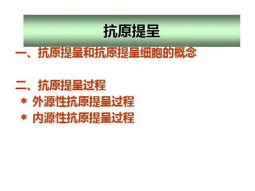 抗原提呈