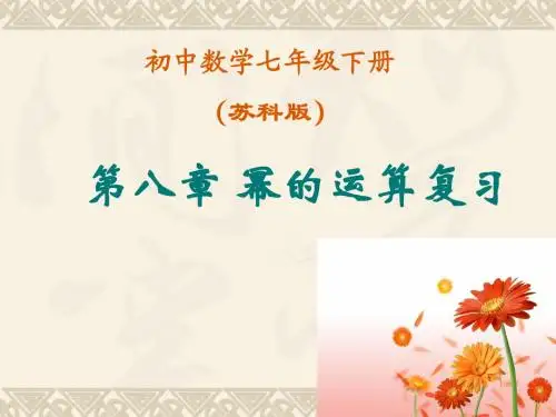 幂的运算复习课