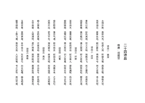 二十四诗品