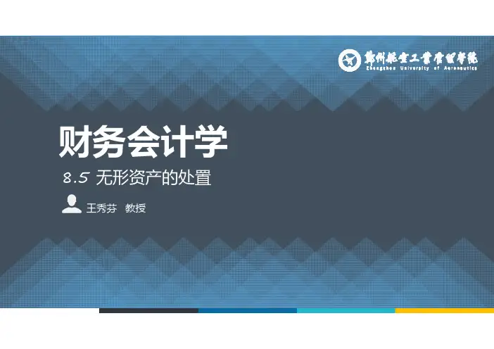 8.5 无形资产的处置