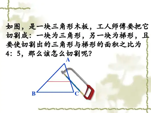 相似三角形的性质 (2)
