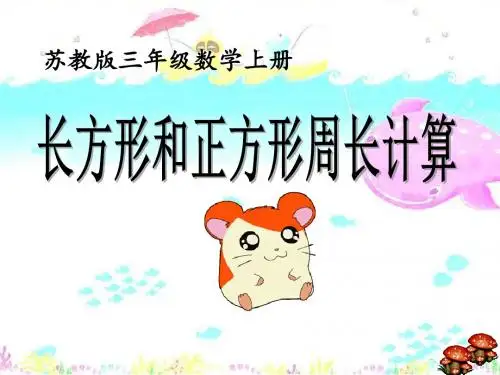 《长方形和正方形周长的计算》长方形和正方形PPT精品教学课件