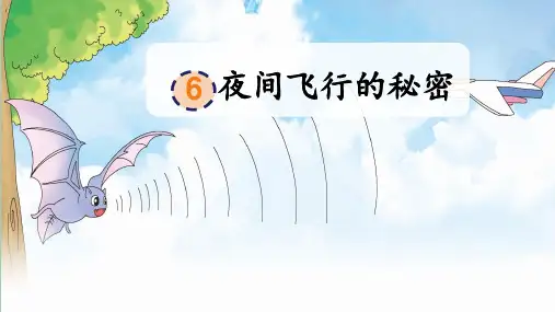 部编版语文四年级上册6《夜间飞行的秘密》课件(共15张PPT)