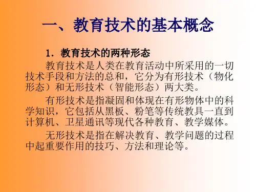 作业一我所理解教育技术