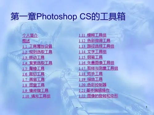 Photoshop入门教程PPT课件