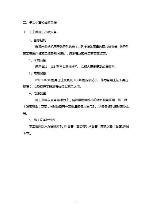 多头小直径(宿州水建)