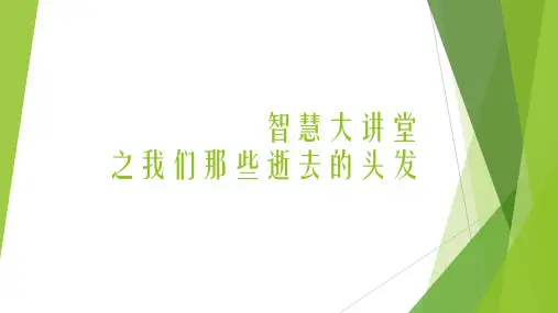 脱发讲课ppt