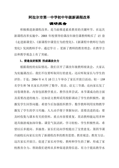 调研报告