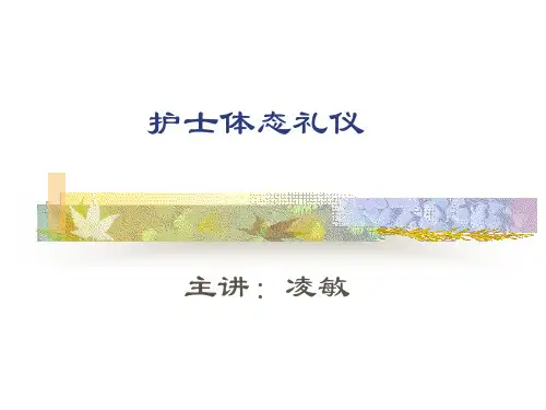 护士体态礼仪
