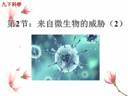 初中：教案：第3章第2节《来自微生物的威胁》(2)教学设计