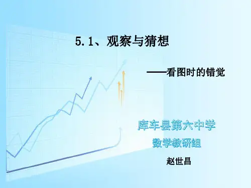 观察与猜想 看图时的错觉