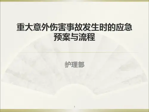 重大意外伤害事故应急预案PPT课件
