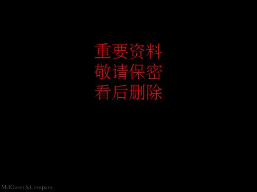 管理咨询059麦肯锡--crm研究报告