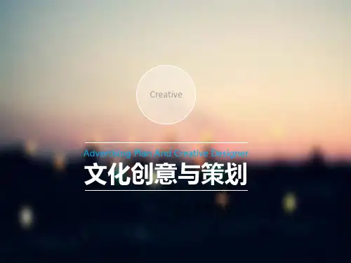 广告文化创意与策划02 第二章 创意的涵义,原则,程序