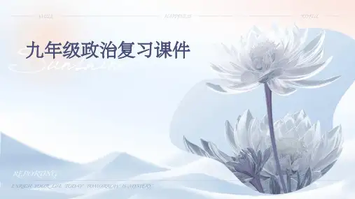 九年级政治复习课件