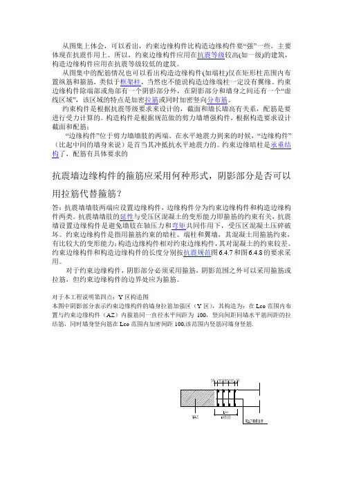 约束边缘构件