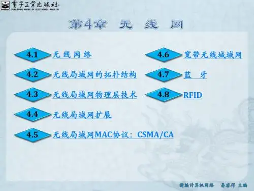 第4章 无  线  网