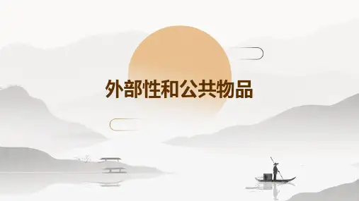 外部性和公共物品