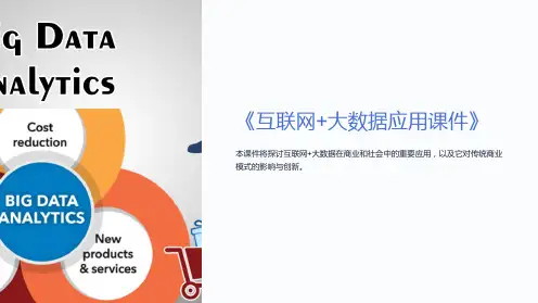 《互联网+大数据应用课件》