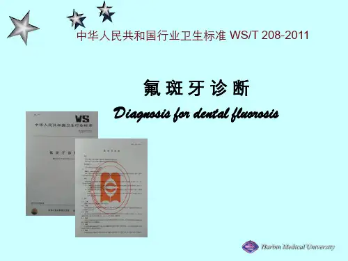 222氟斑牙的诊断