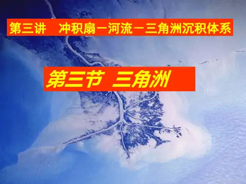 《油区岩相古地理》第三讲 (3)三角洲多媒体