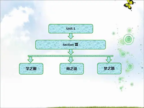 高中英语人教版选修9课件：Unit+1+Section+Ⅲ+Using+Language