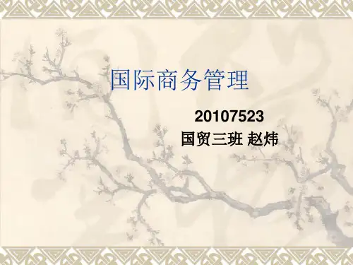 国际商务管理案例分析