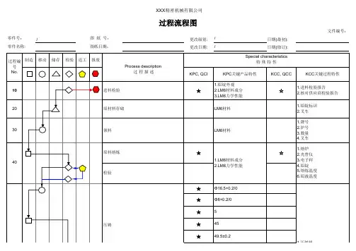 过程流程图