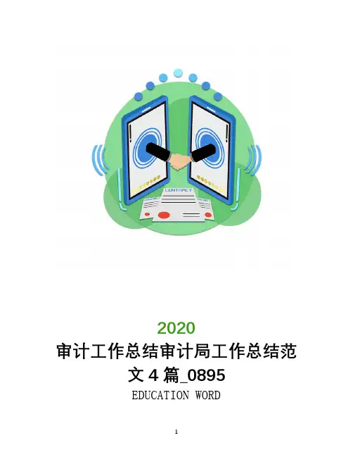 审计工作总结2020年审计局工作总结范文4篇_0895
