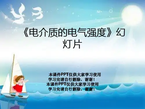 《电介质的电气强度》幻灯片