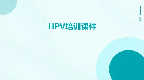HPV培训课件