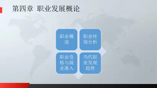 第四章 职业发展概论