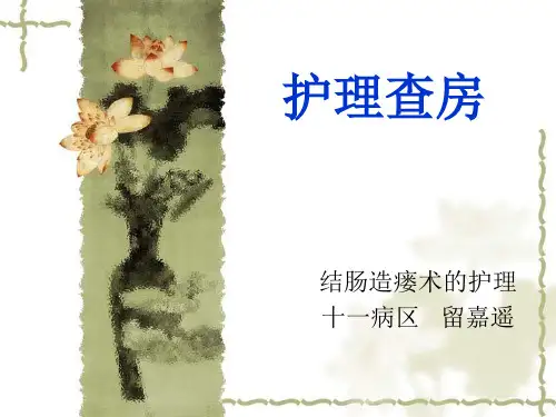 结肠造瘘护理查房