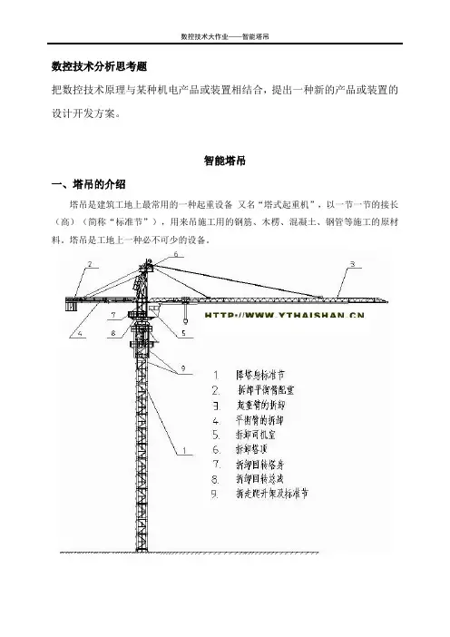 数控技术大作业——智能塔吊