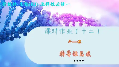高中生物学选择性必修1课时作业(十二)