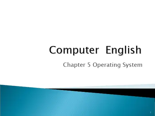 《计算机专业英语》谢希仁第二版-第5章讲义PPT课件