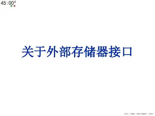 外部存储器接口
