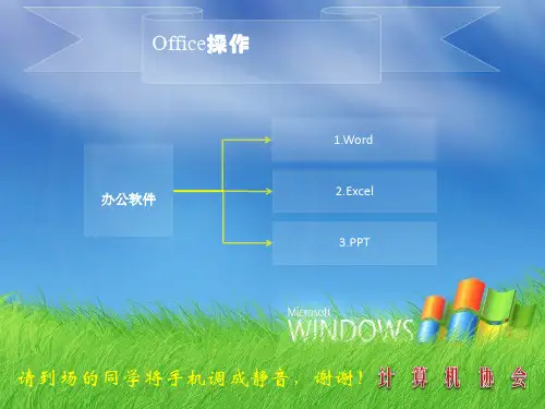 初学者 excel word制作PPT课件