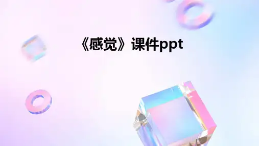《感觉》课件PPT课件