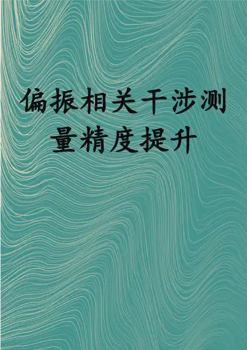 偏振相关干涉测量精度提升