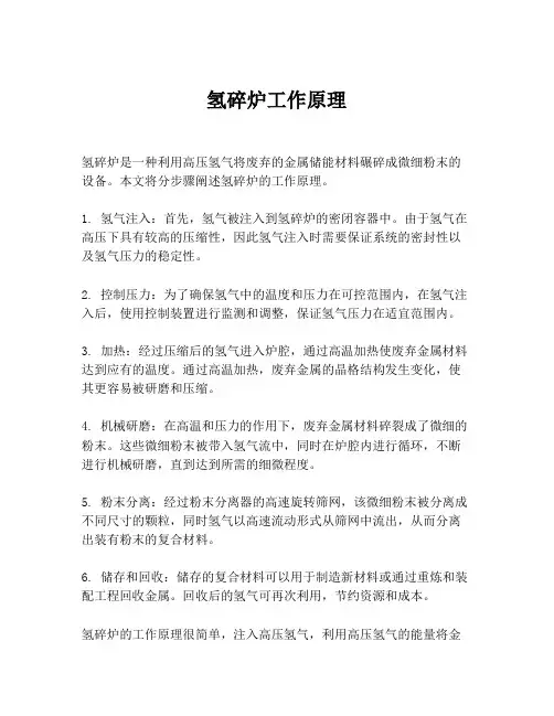 氢碎炉工作原理