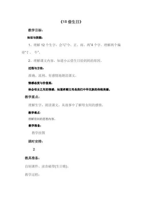 《18借生日》
