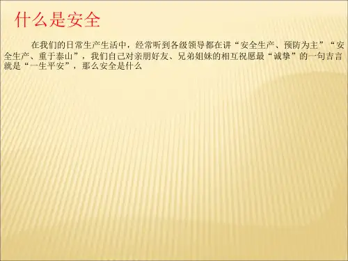 农村安全生产培训教程课件.