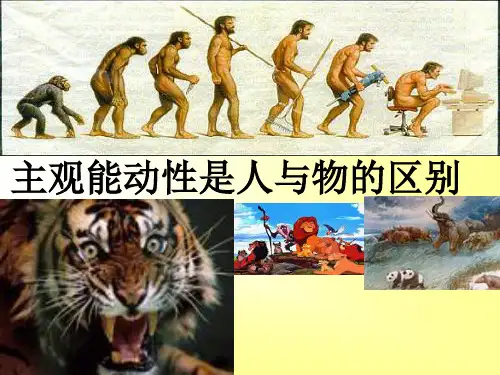 主观能动性是人与物的区别