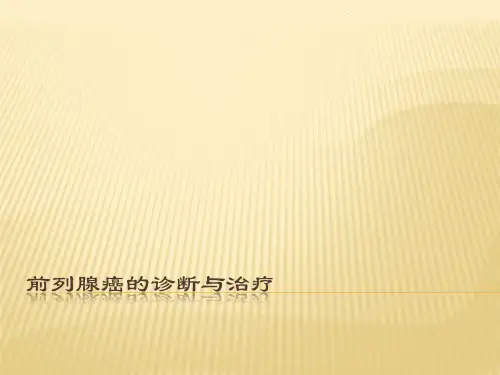前列腺癌的诊断与治疗PPT课件