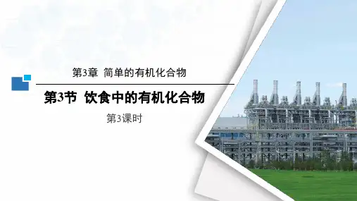 饮食中的有机化合物第3课时课件高一下学期化学鲁科版