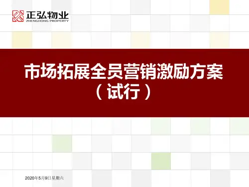 市场拓展激励方案